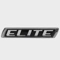 Chaparral Boat Raised Emblem Decal 14.01169 Elite Silver Black Sticker by Chaparral