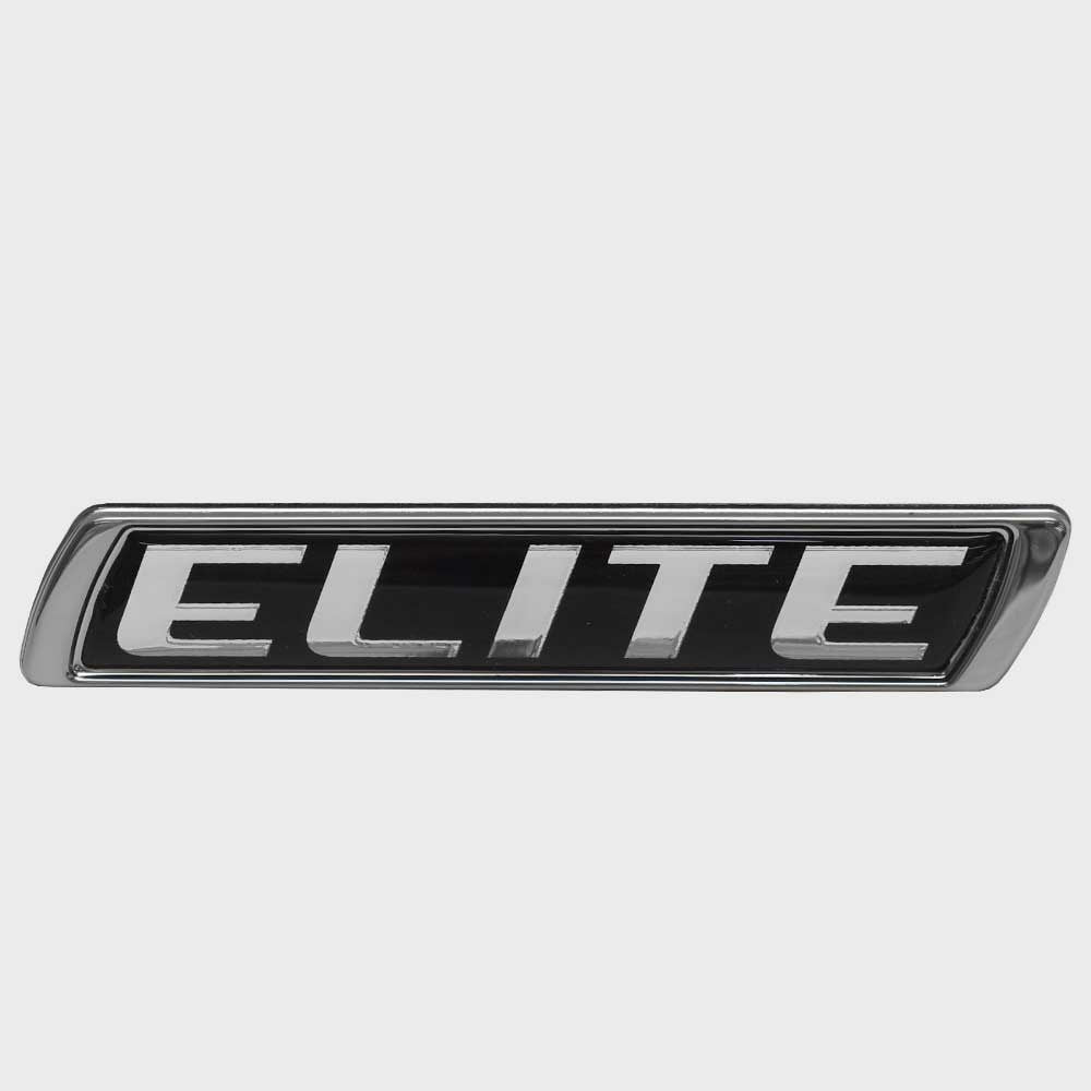 Chaparral Boat Raised Emblem Decal 14.01169 Elite Silver Black Sticker by Chaparral