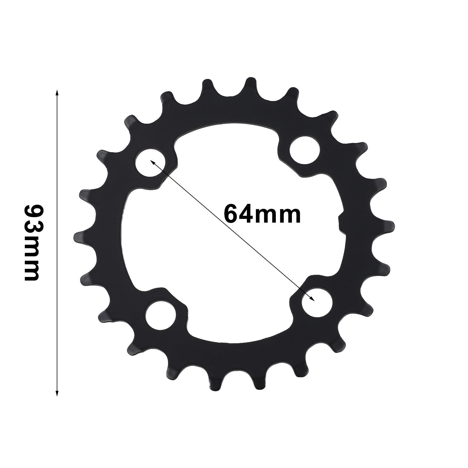 Lightweight 24T Bike Chainring for MTB