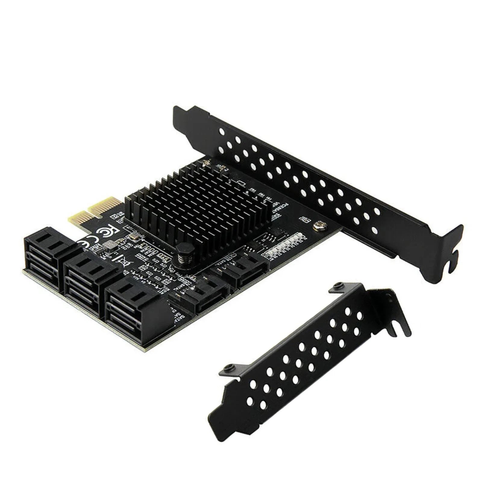 Expansion Card Controller Adapter Pci-express To 8 Ports Sata 3.0 6g