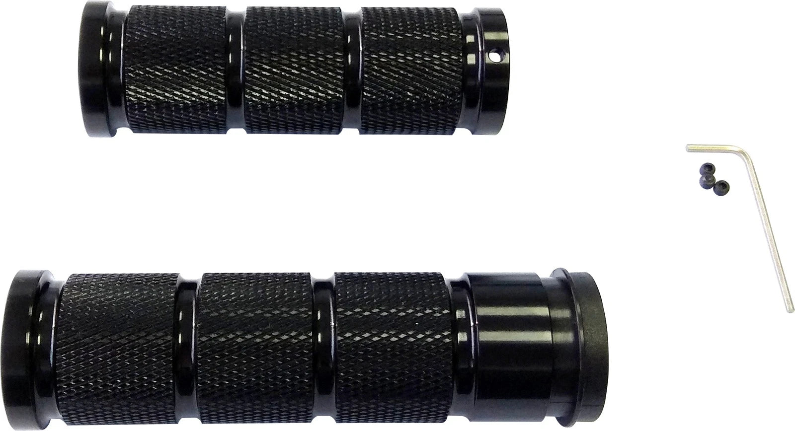 Harddrive Grip Set Retro Black For Harley-davidso<wbr/>n V-twin