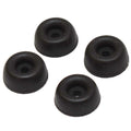 Boat Windshield Bumpers 1039239 1 x 3/8 Inch Rubber Black Set of 4