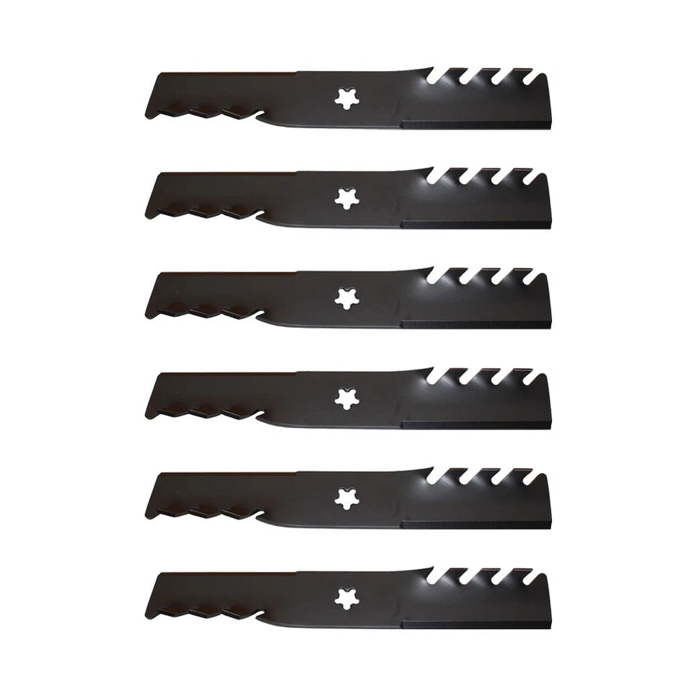 Qty 6: Toothed Mulching Blade Fits Dixon Replaces