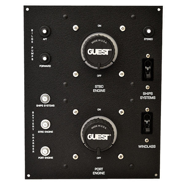 Guest Boat Battery Switch Panel Four Winns 378 by Guest