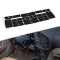 Climate Control Decals Practical Use Push Button Type Reflected