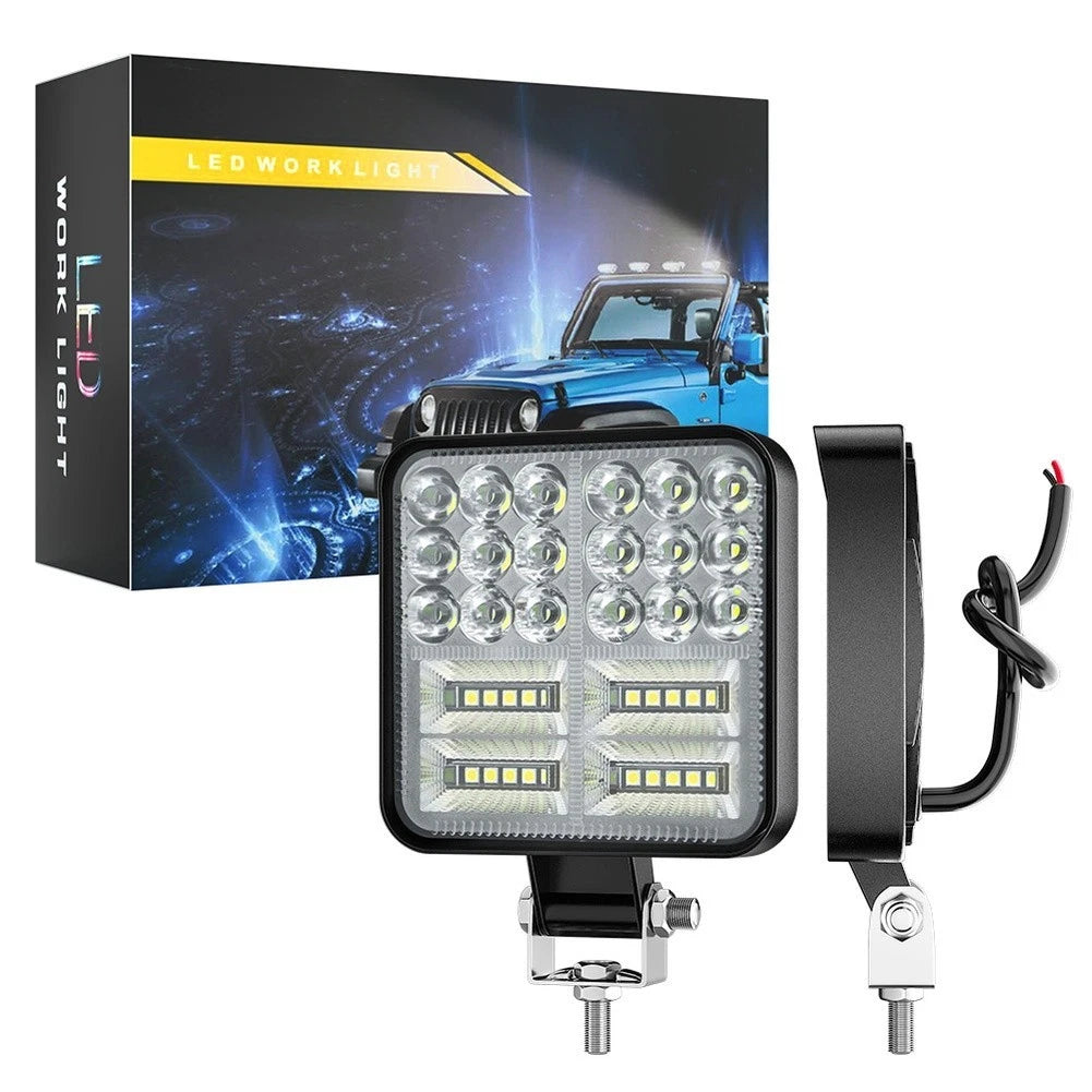 12W Led Work Light For Car For Truck Motorcycle Suv For Atv Compact 3