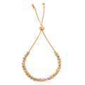 Women's Gold Tone Watermelon Bead Bracelet