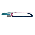 Rinker Boat Graphic Decal 2895001 | Teal Blue Hull Sticker (STBD)Opens