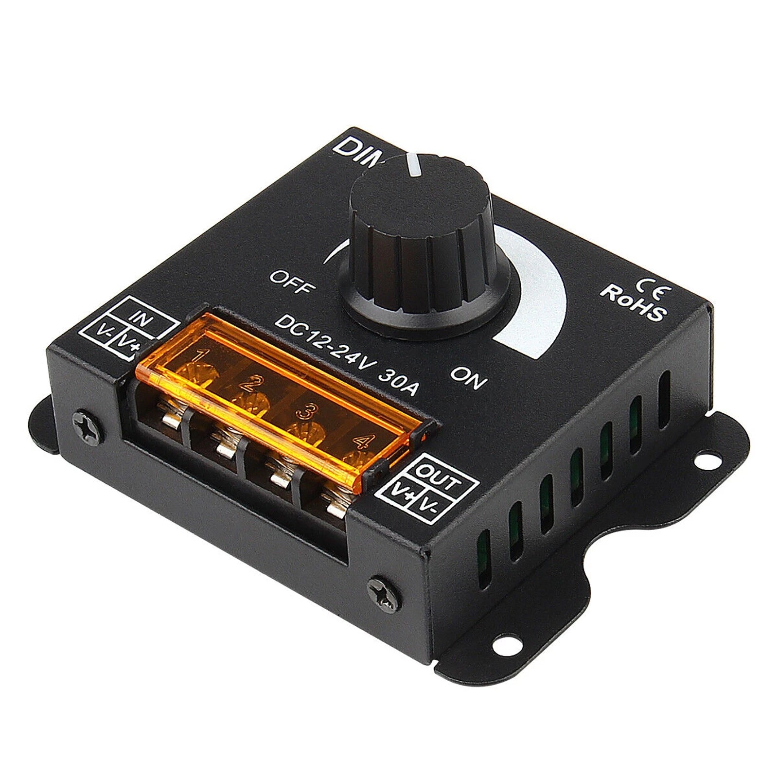 12V-24V 30a Dimming Controller Knob On/off Switch For Led Light Strip