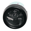 Faria Boat Oil Pressure Gauge GP7048 80 PSI 2 Inch Black by Faria