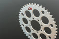 Renthal Barnes Style Rear Sprocket Grooved Silver - 520-43p Teeth
