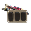 Misty Harbor Pontoon Boat Switch Panel 164460 Brushed Gray Plastic by Misty Harbor