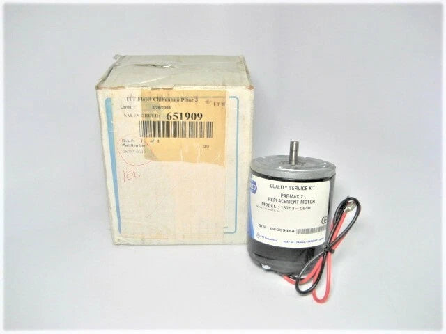 Jabsco 18753-0640 Paramax 2 12V Dc Marine Pump Motor *For 46010-2900