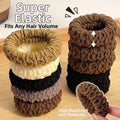 No-Slip Thick Hair Ties Extra Thick Fabric