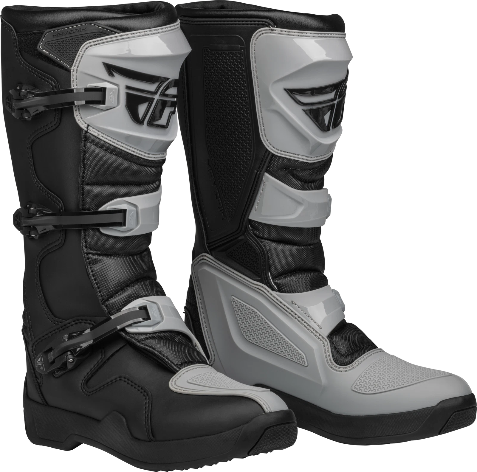 Fly Racing Maverik Lt Offroad Motorcycle Boots Us 09 Grey/black