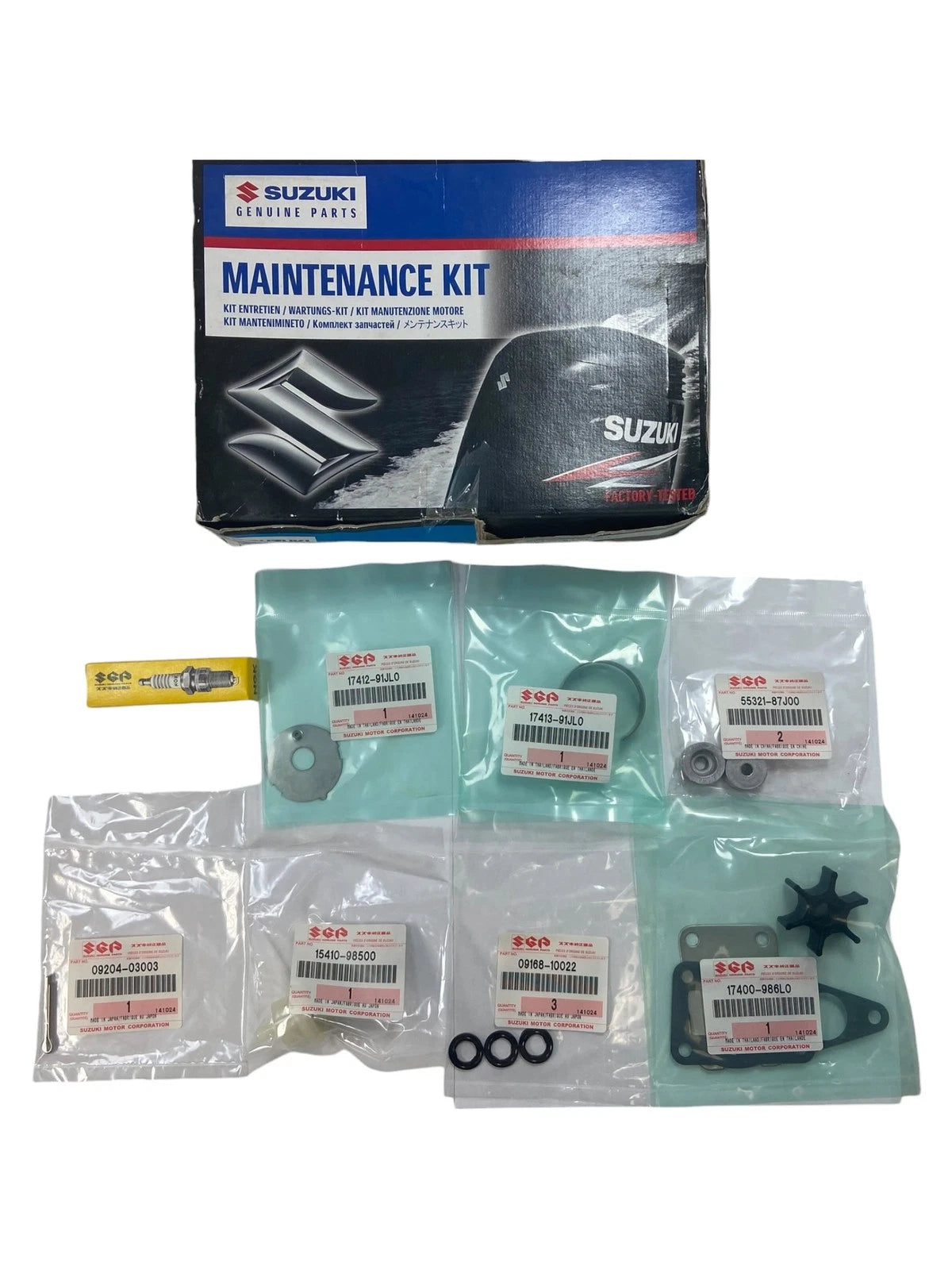 Suzuki 17400-91830, Maintenance Kit Assembly Df4/5/6 ('11~) New