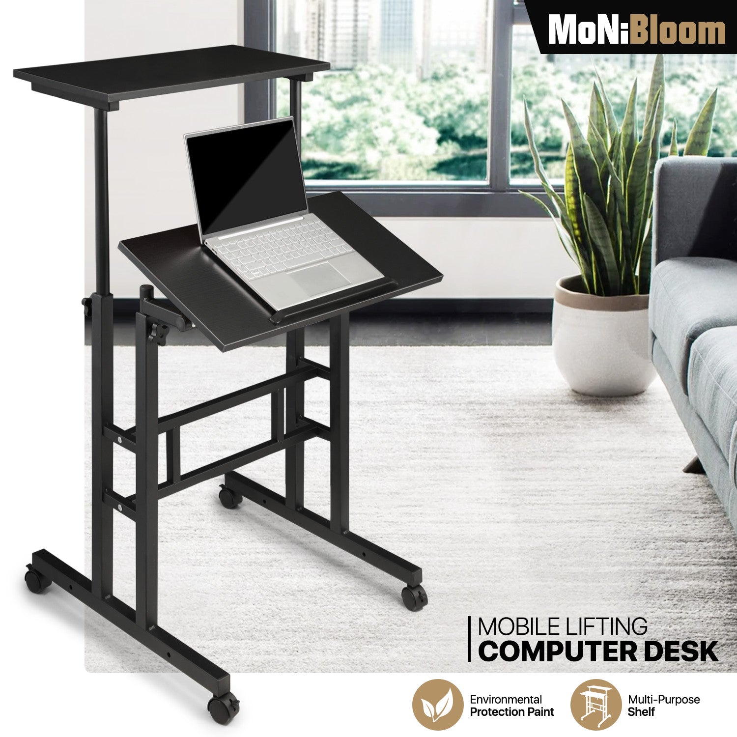 Adjustable Height Stand Up Desk Workstation Table