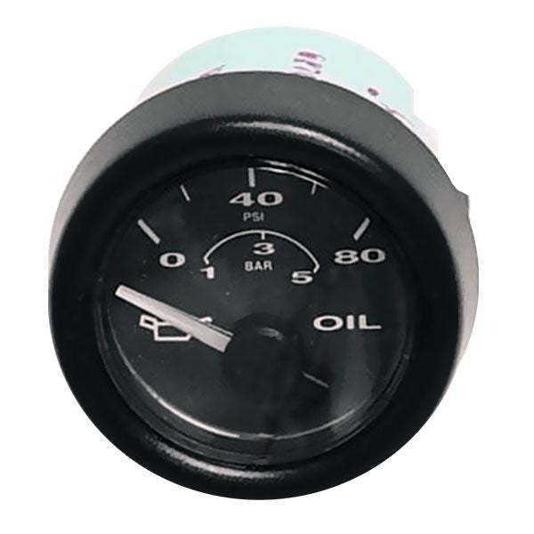 Oil Pressure Gauge Faria Boat 80 PSI 2 Inch by Faria