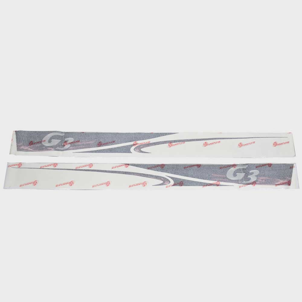 G3 Boat Graphic Hull Decals Black Red Stickers by G3