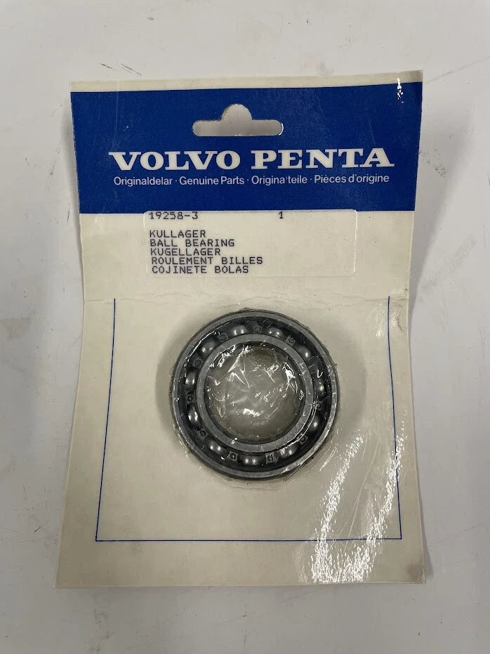 Volvo Penta Oem New Genuine Ball Bearing Part# 19258-3