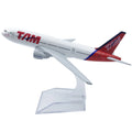 1:400 Scale Brazil Tam 777 Airplane Model Alloy Aircraft Plane W/