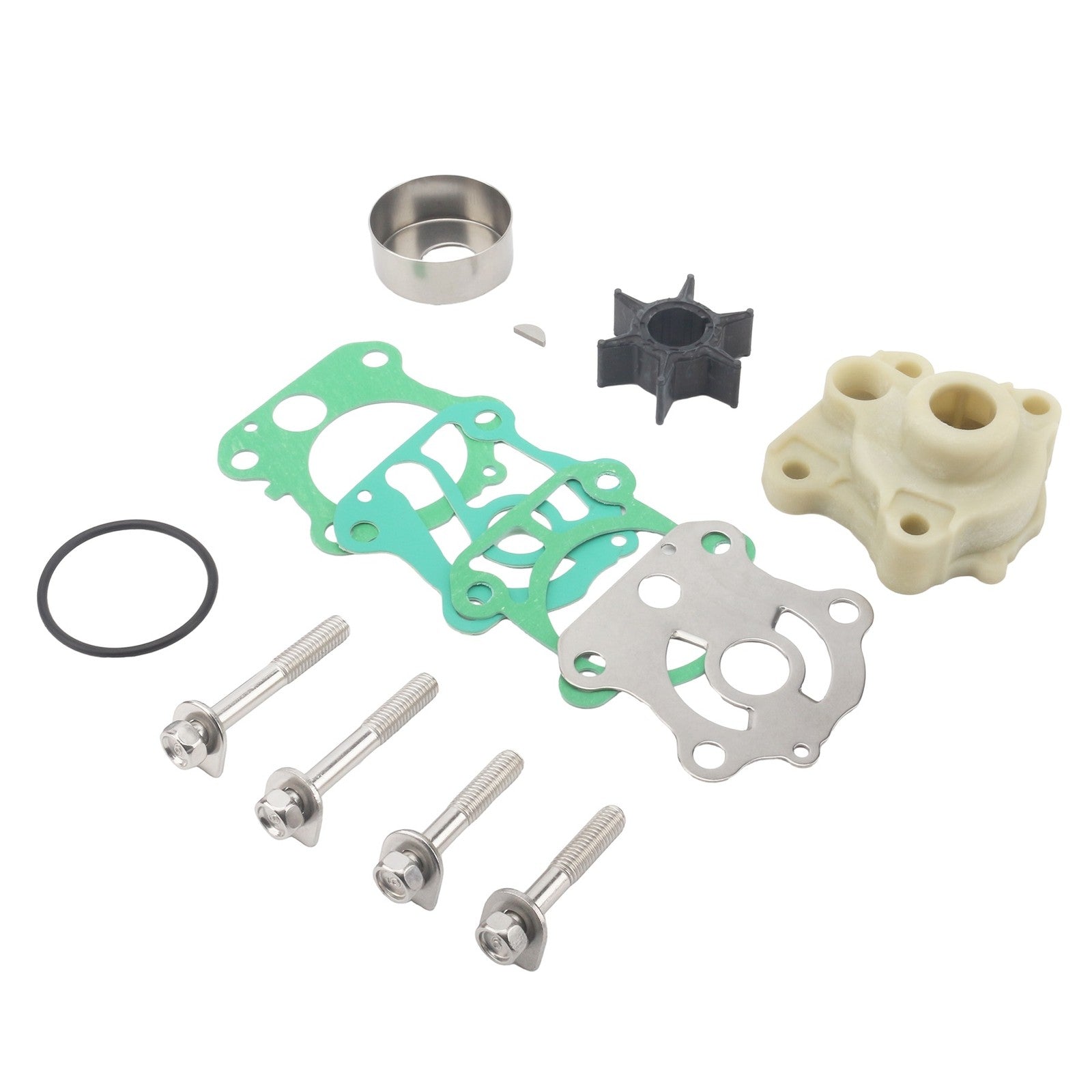 Water Pump Impeller Kit for Yamaha Outboard 2-Stroke 50 60 70 HP 6H3-W0078-A0Ope