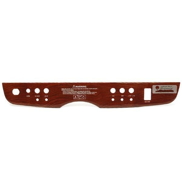 Four Winns Boat Blank Switch Panel Aluminum Woodgrain by Four Winns