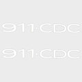 Nitro Boat Brand Decals 911 CDC Stickers Pair by Nitro