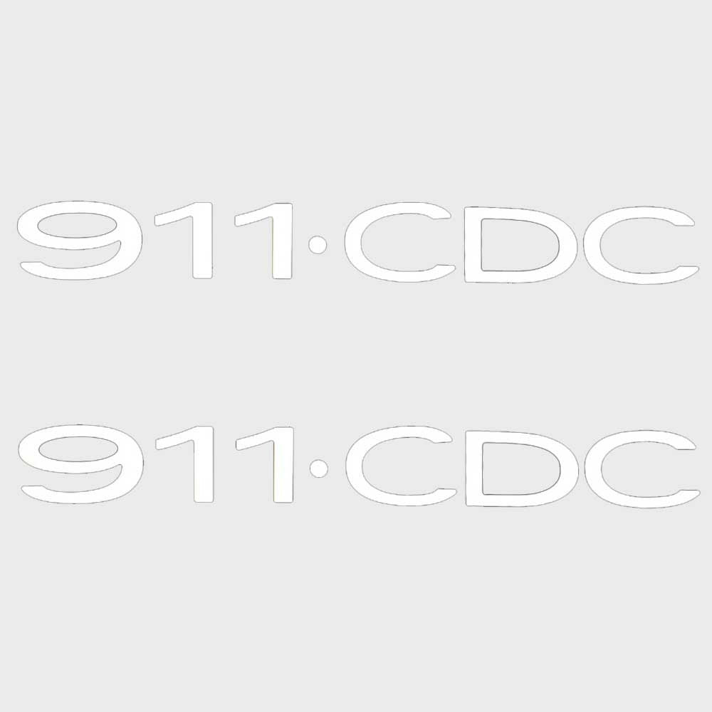 Nitro Boat Brand Decals 911 CDC Stickers Pair by Nitro