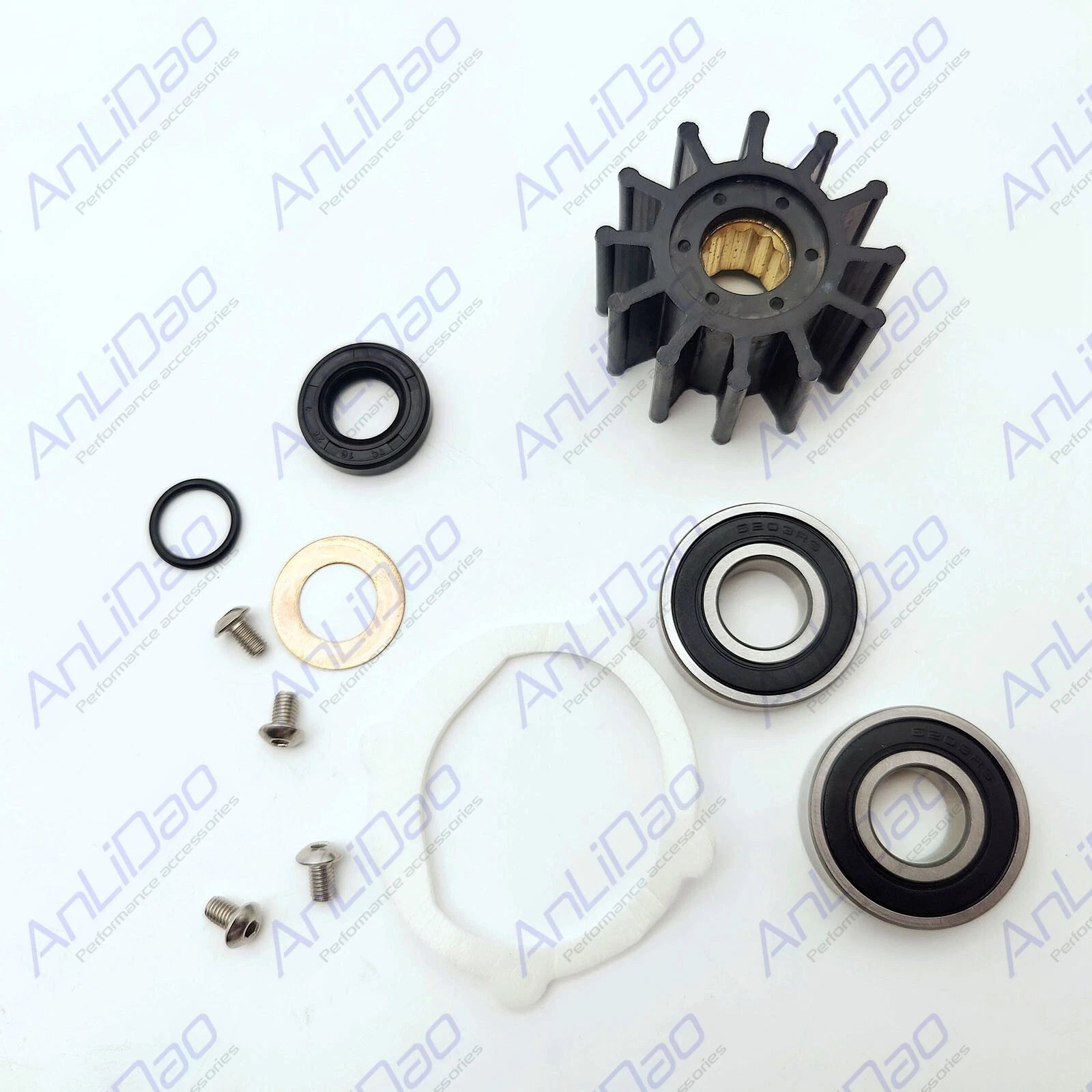 Fit Johnson Volvo F5b-9 Sea Water Pump Repair Rebuild Kit 09-45808