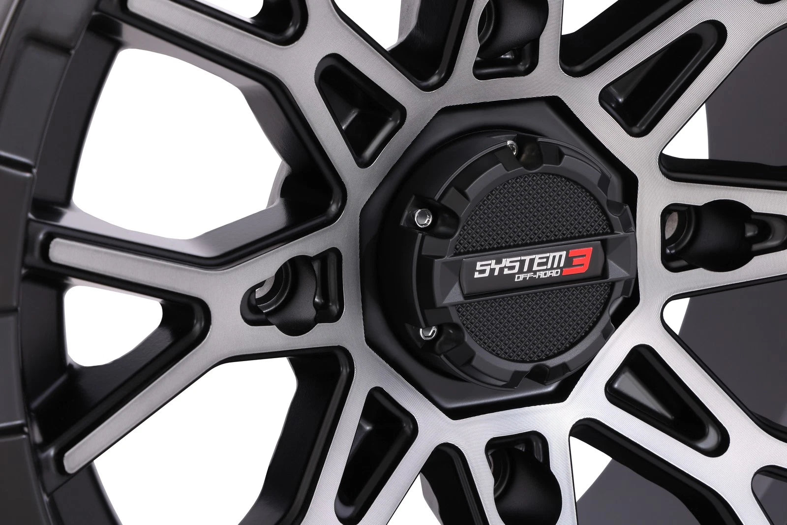 System 3 St6 14x7 Atv/utv Wheel Matte Dark Tint 4+3 Fit Polaris Rzr