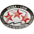 Ultra Low Emission Outboard Sticker for California DOT - Red 3.58"x2.4"