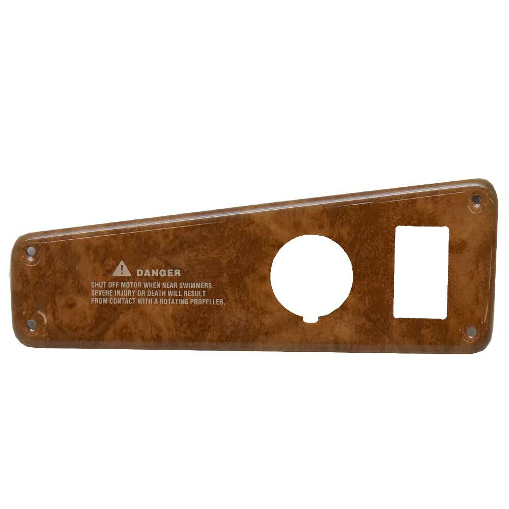 Rinker Boat Blank Ignition Panel 206602C | 270 Woodgrain by Rinker
