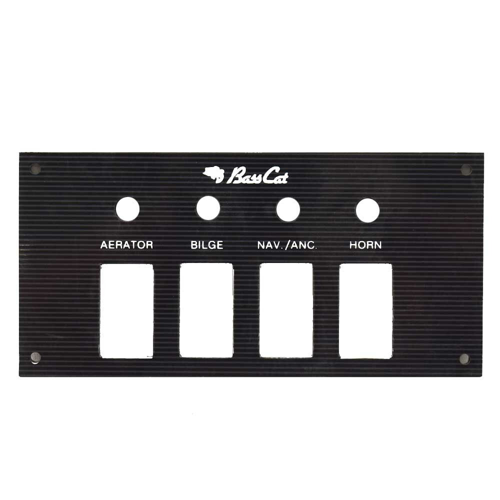 Bass Cat Boat Blank Switch Panel 7 1/4 x 3 1/2 Inch by Bass Cat