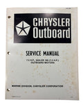 Chrysler Outboards Ob3868, 7.5 Hp And Sailor 180 | Hook & Hull Co