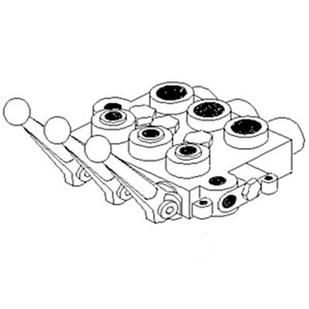 Sbaf22 Sbaf2-2 Triple Spool Cross Hydraulic Valve Fits Kubota Fits
