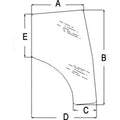 Glass Door Fits Kubota Lh L3240 L3540 L3940 L4240 L4630 L5030 L5740