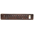 Hurricane Boat Blank Switch Panel 14 x 2 1/2 Inch Woodgrain by Hurricane