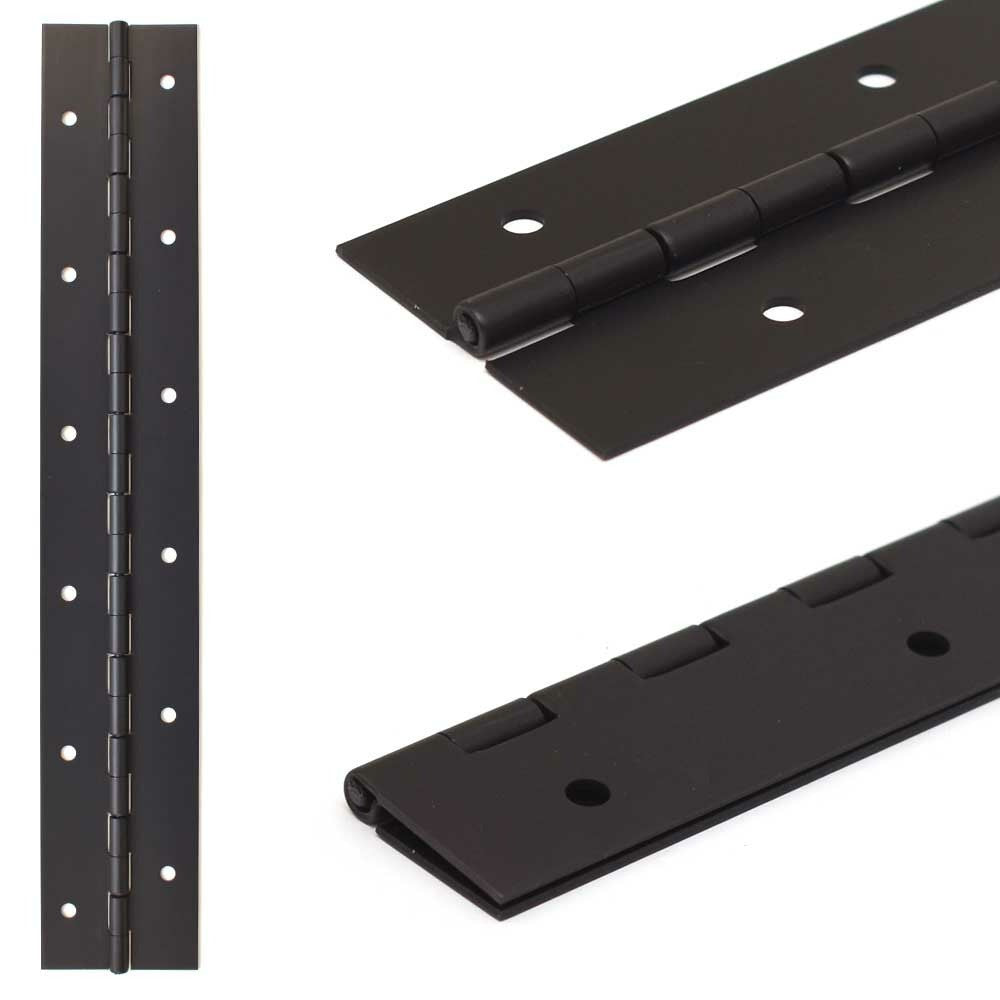 Ranger Piano Hinge 12 x 2 Inch 16 Gauge Black by Ranger