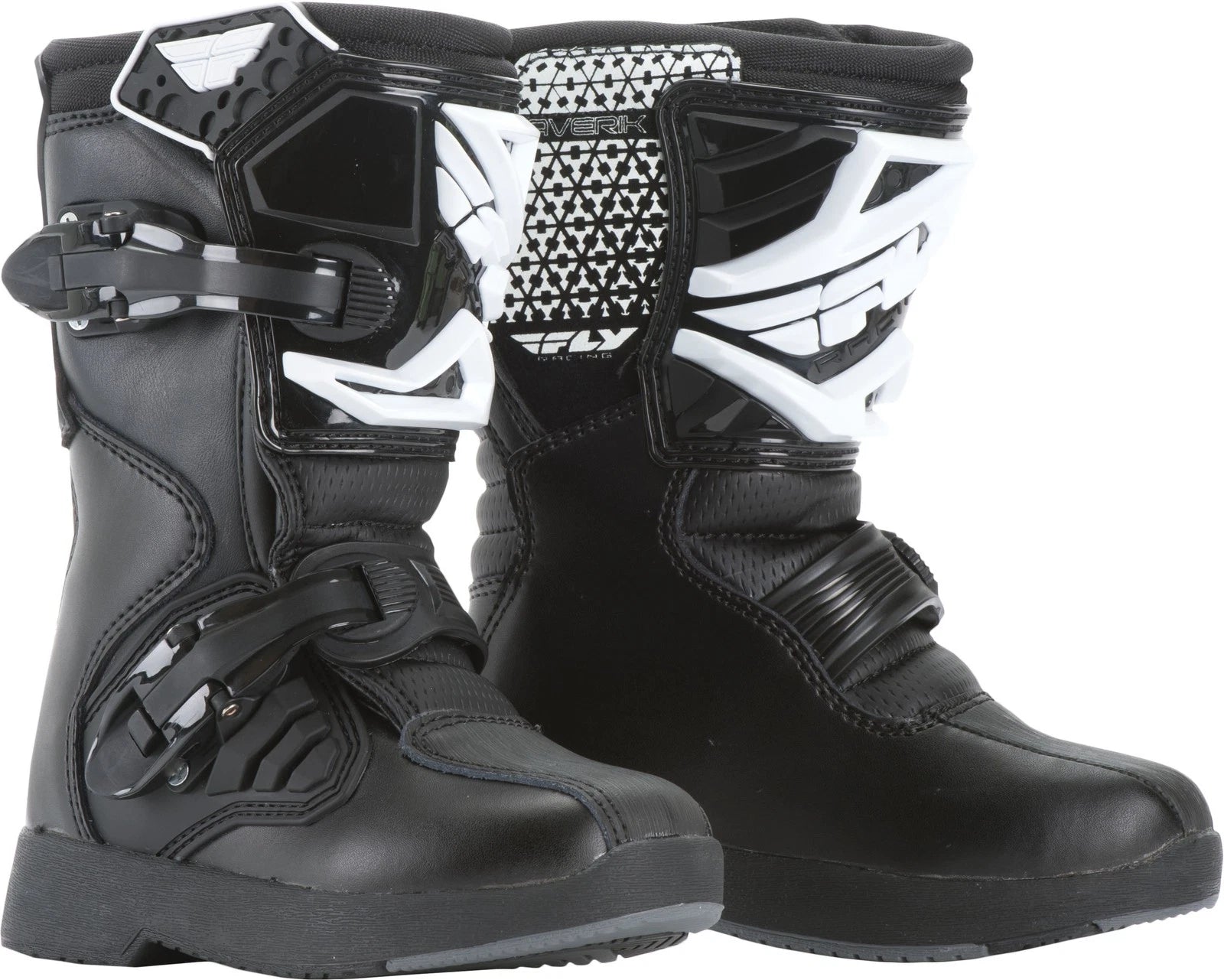 Fly Racing Youth Maverik Mini Boots Black Size 11 Offroad Motorcycle