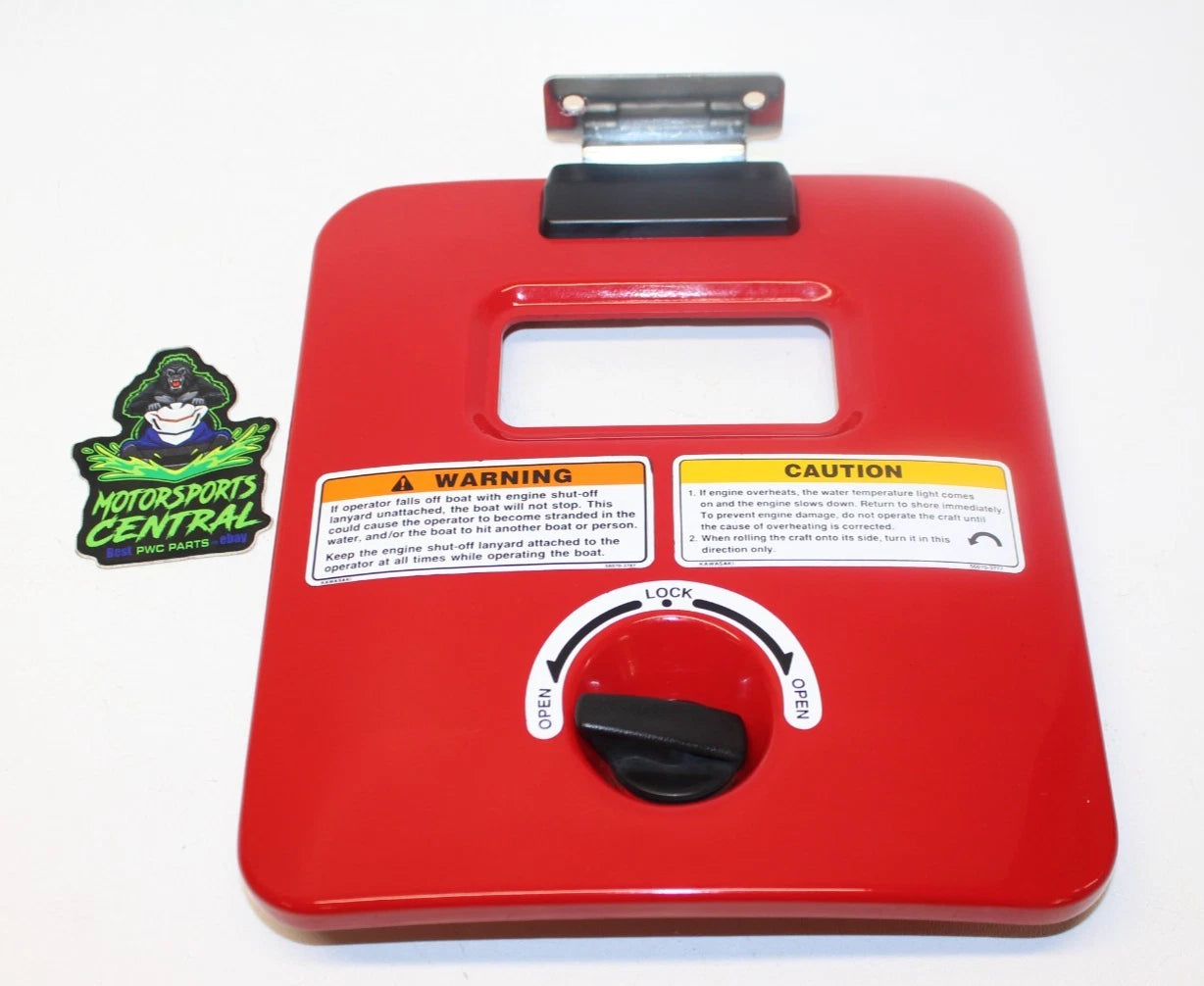 1997 1998 97 98 Kawasaki Stx 900 Jet Ski Red Glove Box Lid Cover