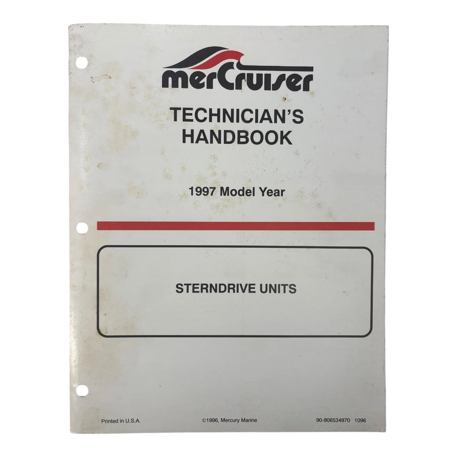 Mercruiser 90-806534970, Technician's Handbook For 1997