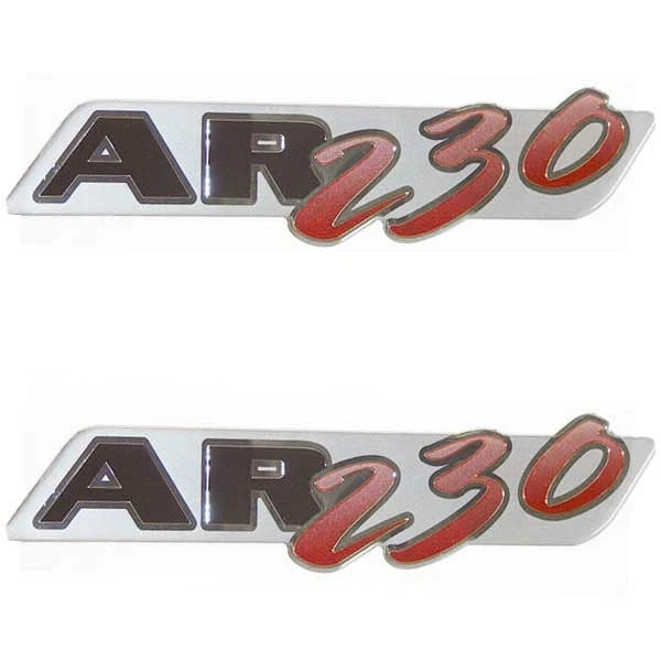 Yamaha Boat Raised Decals F1c-u4125-20 | Ar230 Silver Stickers (Pair)