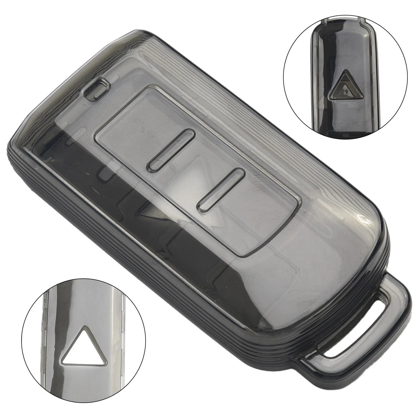 Key Case For Mitsubishi Black Transparent Case Cover For Eclipse Cross