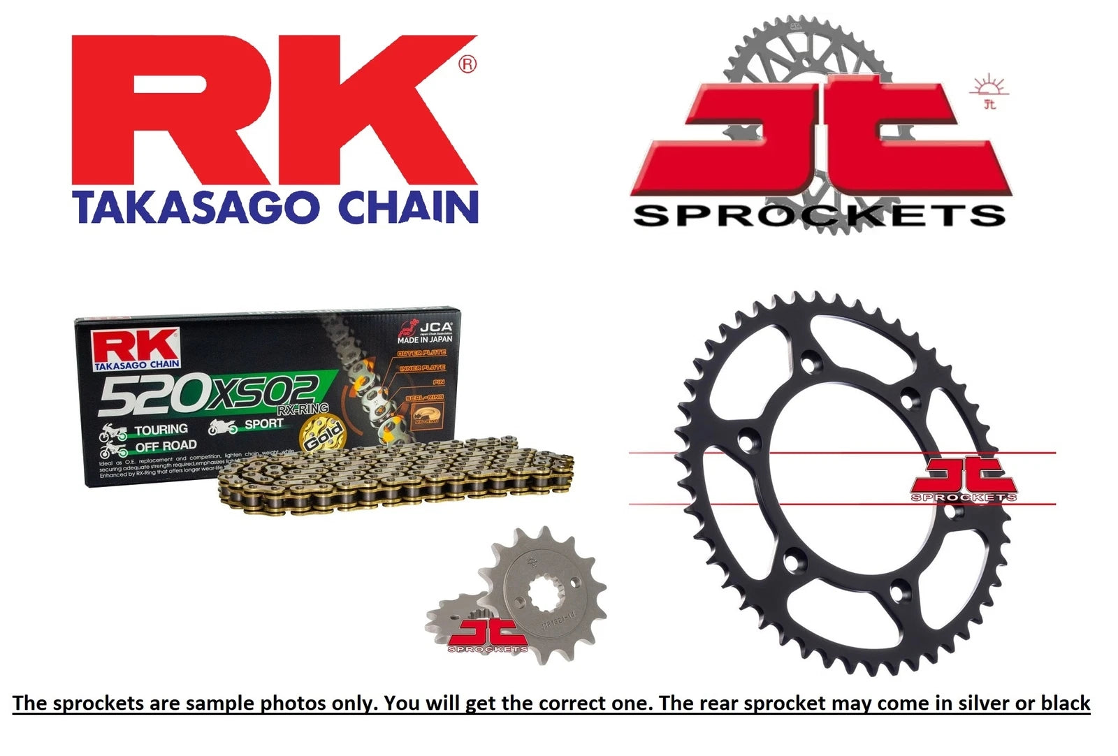 Rk Chain And Jt Sprockets For Yamaha Yfm350 S,t,v,w,x,y,z,<wbr/>a,b,d