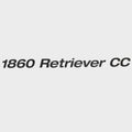 Boat Decal 1860 Retriever CC Matte by Crestliner