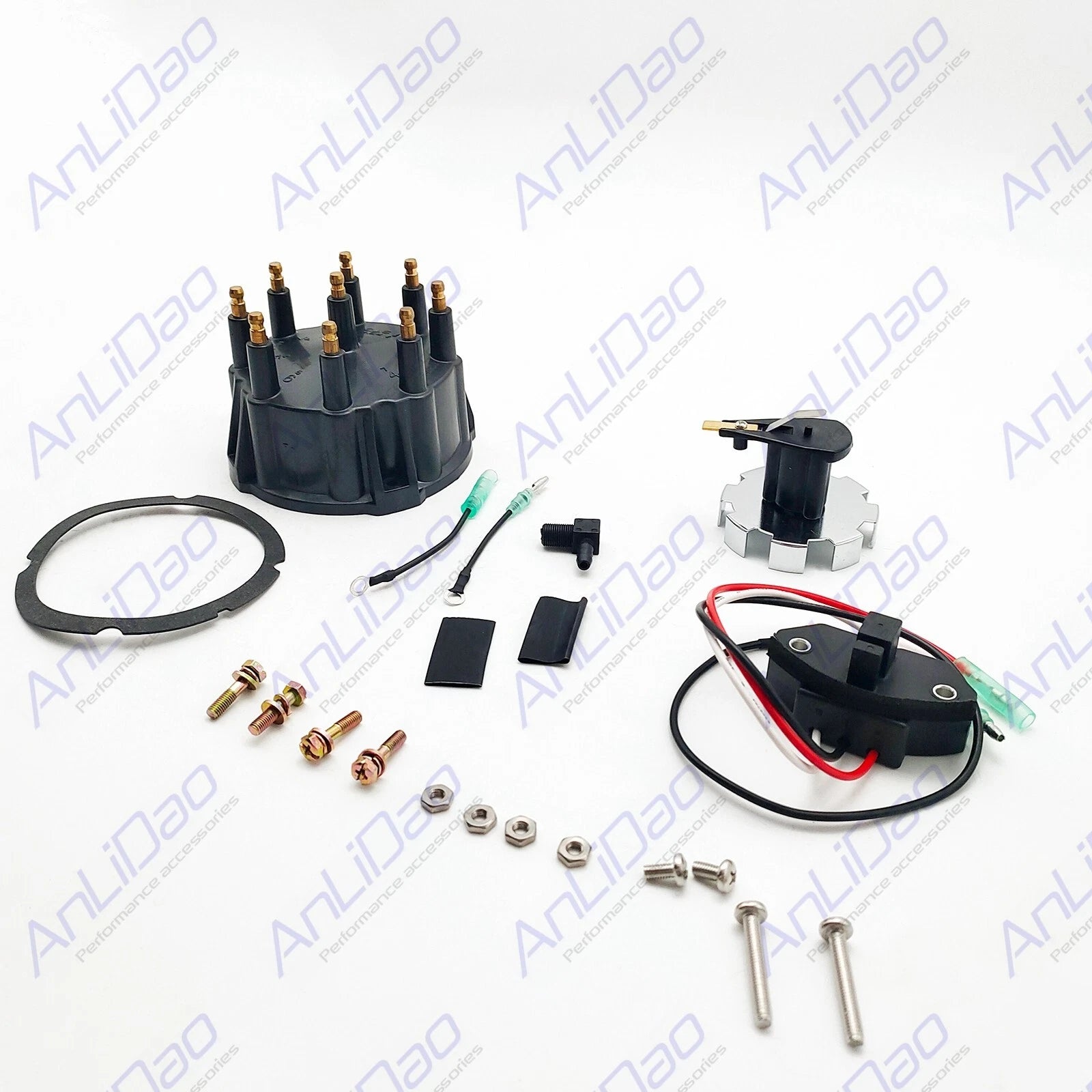Replaces Fit Mercruiser V8 Ignition Sensor & Tune-up Kit Cap, Rotor