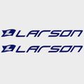 Larson Boat Decals Blue Logo Stickers by Larson