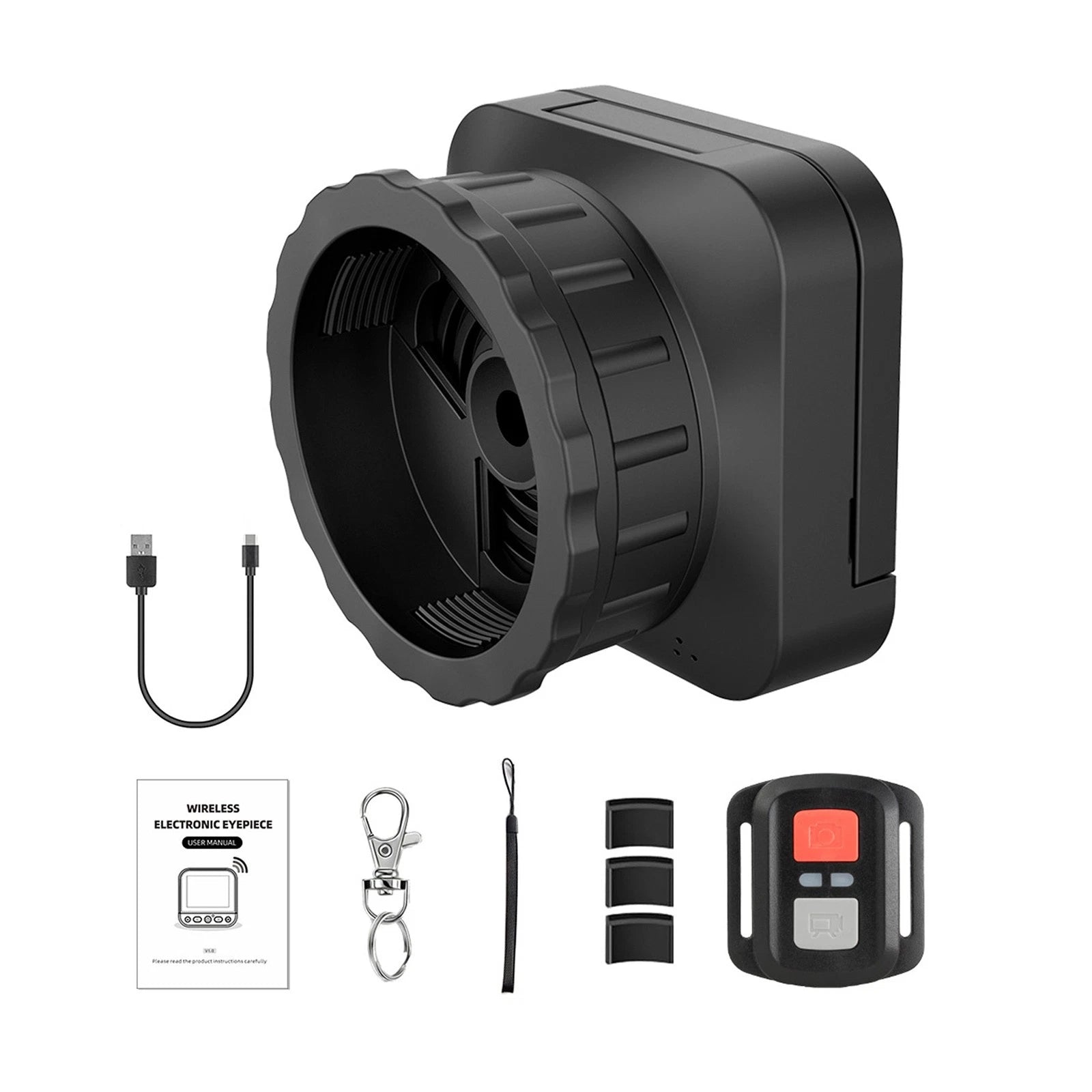 Wireless Telescope Camera 64mp 4k Cmos Sensor 2.8 Inch Screen For