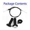 7/8inch Throttle Cable Handle Grip Assembly Black | Hook & Hull Co